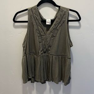 M FOREST GREEN AMERICAN RAG TANK